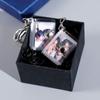 Holder Mini Interstitial Pictures Storage Card Bag Photo Album Keychain Card Book Keyring 1 2 Inch