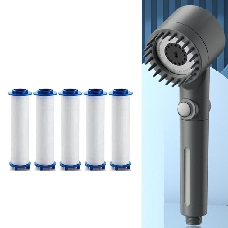 5Pcs Shower Head Replacement Filter Set For Universal Shower Water Cleaning Bathtub Drain Hair Shower Drain