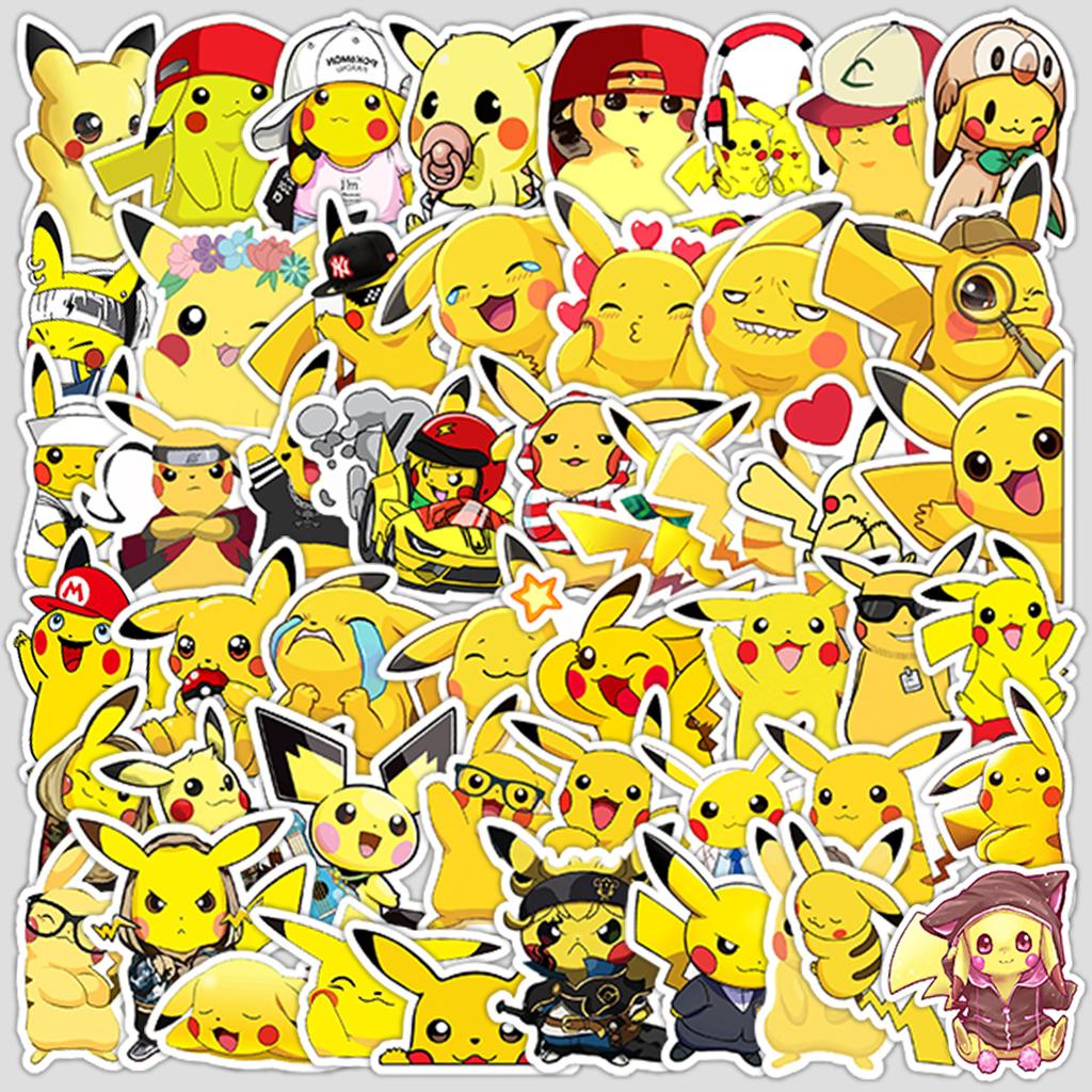 50 Animation Graffiti Stickers Car Suitcase Refrigerator Mobile Water Cup Decoration Stickers
