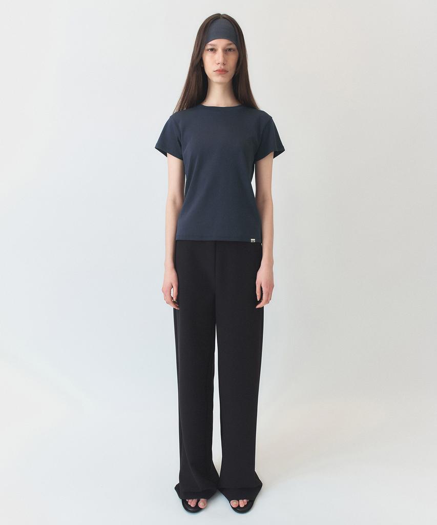 Simeteuligpeosenteu Basic Jersey T-Shirt / Navy