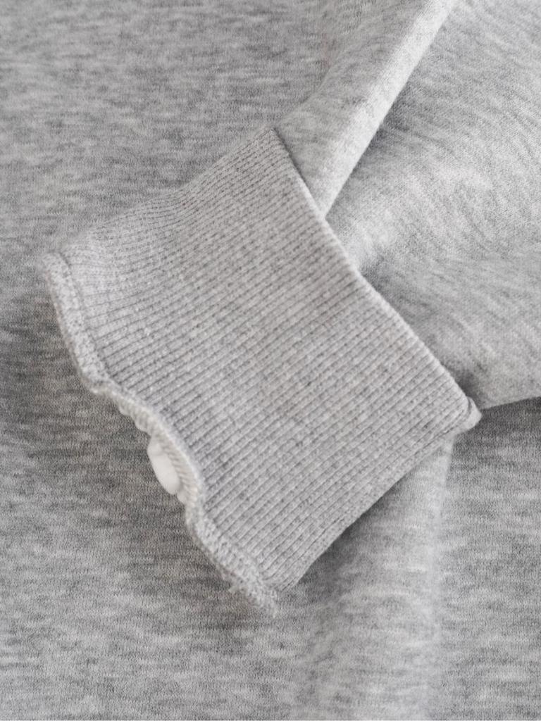 Dámská trendy mikina s přepadlými rameny - 2025 Huamian s kulatým výstřihem, 320g volný střih pulovr módní svrchní oděv