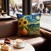 Landscape Cushion Cover Set of  Decorative Short Plush Pillow Covers for Sofa Soft  Cushion Case x cm