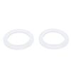 2 Pcs 51mm Silicone Steam Ring Replacement for Petrus PE3320 3606 Coffee Machine Grouphead Gasket