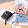 Women Short Standard Leather Wallet Hollow Out Leaves Decor Female Day Clutch Card Holder Money Purse Bags