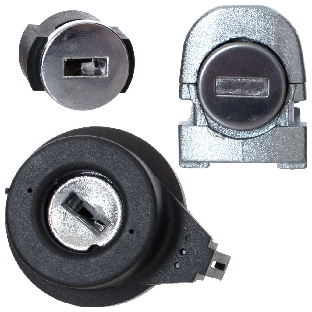 VW Golf V 03-09 Ignition Lock Insert + Front Left Door Lock Insert + Glove Box Insert 3 Pcs. Set