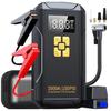 Jump Starter with Air Compressor 3500A Jump Starter 150PSI Air Pump Multifunctional Tire Inflator Power Bank Lighting for Car