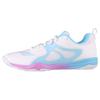 New LiNing Breathable Low Top Training Shoes Unisex White Purple APTS011-1