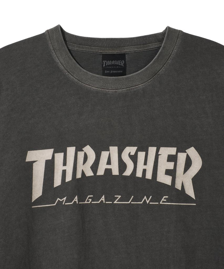 Treasure Magazine Pigment-Dyed Short Sleeve T-Shirt Charcoal