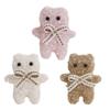 Stylish Bear Headband Clip Cute Cartoon Bear Accessory Adorable Soft Fabric Accessory for DIY Clothing and Accessories