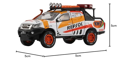 Scherer Designs BM Creations 1/64 Scale Isuzu D-Max 2018 "Repsol Oil" Accessory Pack RHD Finished Model