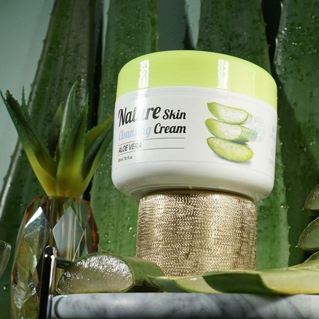 Refreshing IVXHXQXA Moisturizing Aloe Cleansing Cream 300ml