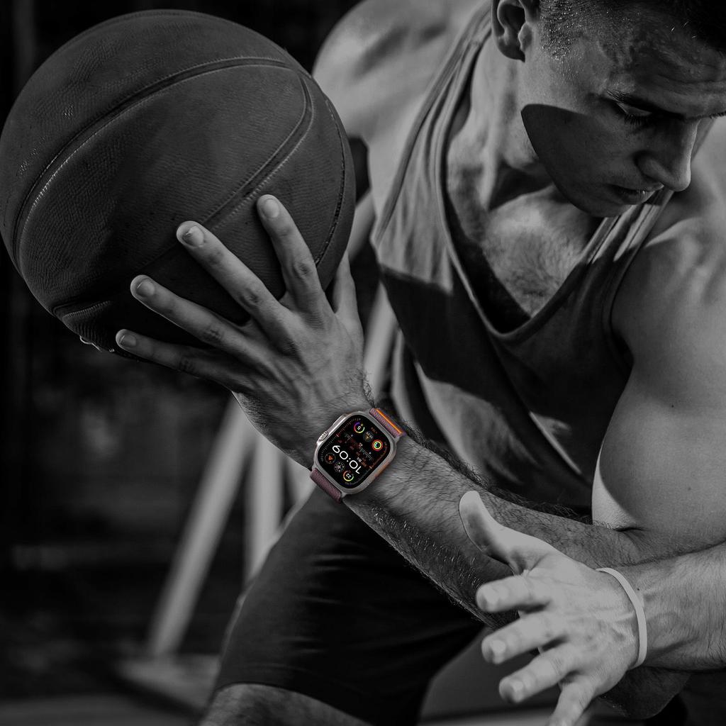 Compatible Elastic Nylon Magnetic Buckle Wristband for Apple S10 Watch Ultra Sport & iWatch9876SE