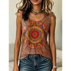Women's Tank Floral Graphic Vintage Stylish Casual Sleeveless Crew Neck Regular Tops Summer Spring