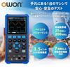 OWON HDS242 40MHz Handheld Sample 8K Record Counts True Japanese Instruction Manual Included 2-Channel Oscilloscope/Multimeter, 2-in-1 Wireless,