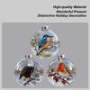 3D Bird Ball Christmas Ornaments Christmas Tree Hummingbird Bird Eagle Ball Pendant Holiday Charm Decor For Window Wall