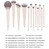 6/12 Makeup Brush Set Makeup Brush, Eye Brush Foundation Brush Artificial Bionic Fiber Hair Beauty Tool