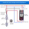 Stainless Steel Double Ball Float Switcher  Automatic Liquid Level Sensors For Water Tank Pump  Liquid Level Sensors
