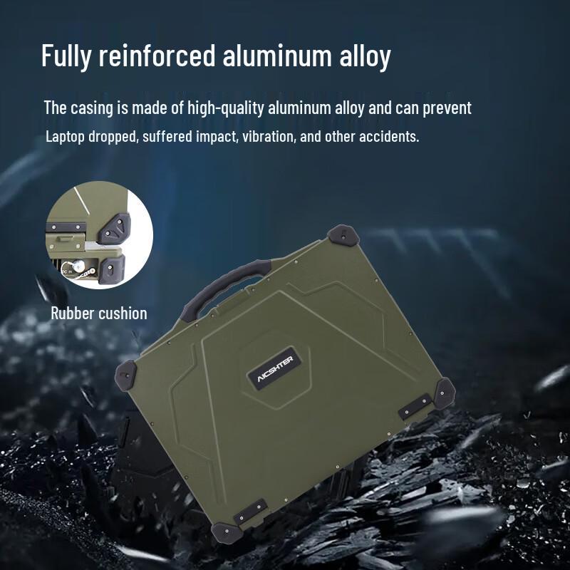 AICSHTER 15.6-inch Dual-Screen Rugged Laptop (CN version)