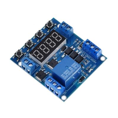 Einwegmodul Verzögerung Stromausfall Digitalanzeige Stromerkennung 6-30V Zyklus-Timer Zählsteuerung