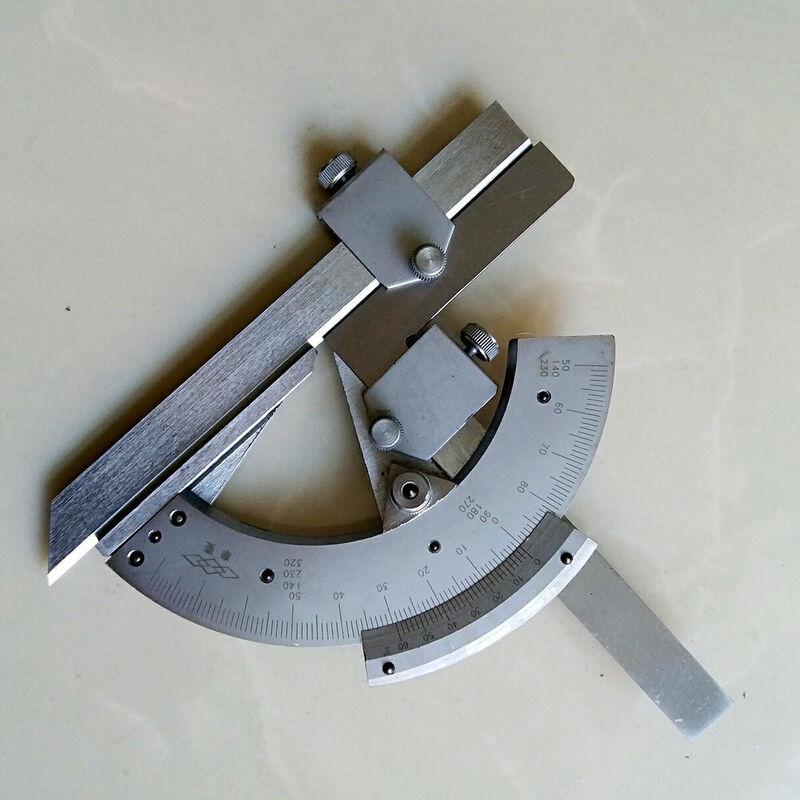 Precision Stainless Steel Universal Protractor CN plug (adapter included)