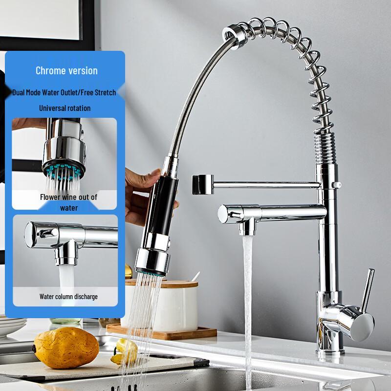 

OEING Pull-Down Spring Kitchen Faucet