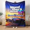 Grand Theft Auto Customize Text Blanket Throw Personalized Blanket Ultra-Soft Great for Living Room Picnics Nap Sofa Four Seasons Universal