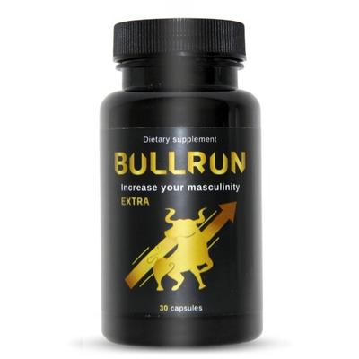 Bullrun Extra doplněk podporující erekci potence 30 kapslí