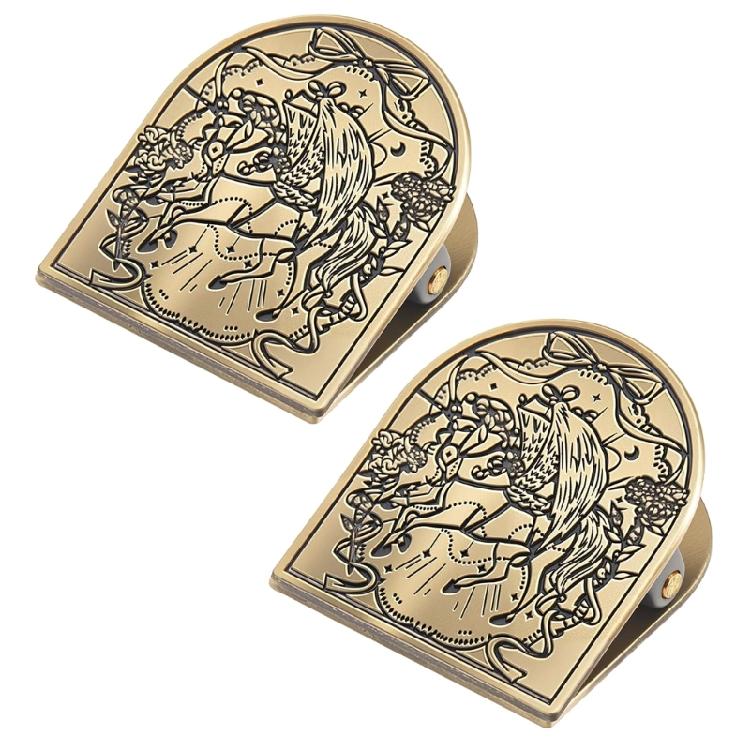 

2Pcs Antique Note Paper Clip Journaling Page Clip For Book Notebook Journal Planner Documents Receipt Organization