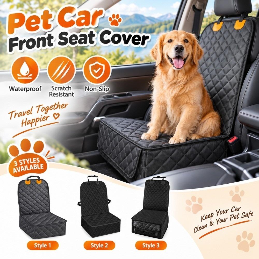 Waterproof Pet Car Seat Cover Wear-resistant Pet Seat Protector Dog Car Front Seat Cover  Vehicle