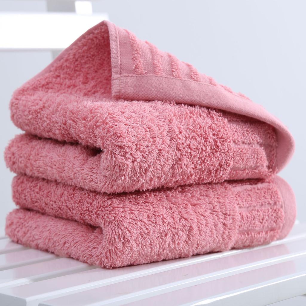 Towel Pure Cotton Plain Color Thickened Plush Water Moisture-wicking Egyptian Combed Velvet Cotton Durable Durable