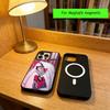 Hazbin Hotel Vaggie Phone Case For iPhone17,16,15,14,13,12,11 Plus,Pro Magnetic with Magsafe Wireless Charging
