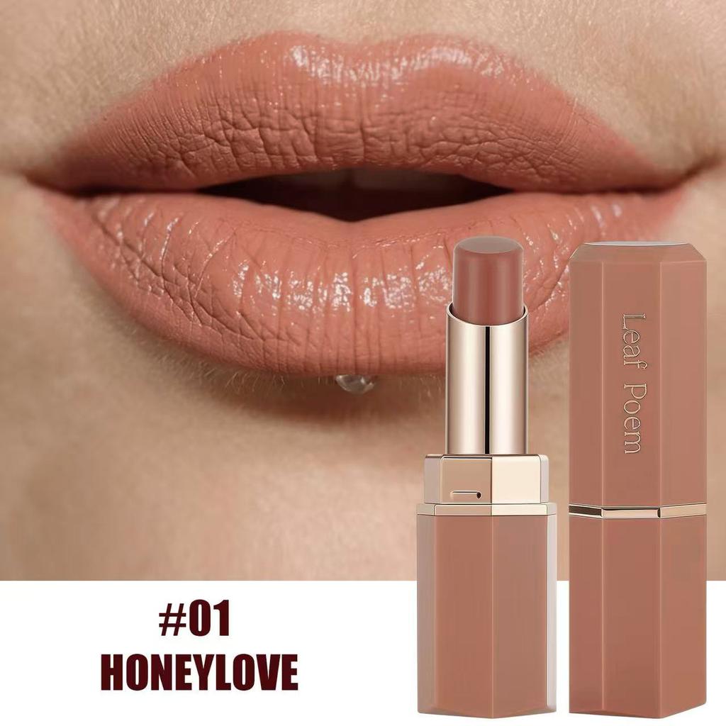 Octagonal Beveled Moisturizing Lipstick,Waterproof, Moisturizing, Long Lasting, Easy To Apply, and Enhances Your Complexion
