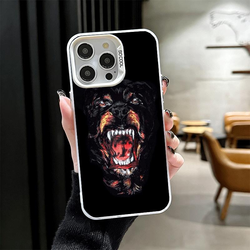

Rottweiler Dog Soft Phone Case for iPhone 15 16 17 Pro Max 17Air 16E 14 Plus 13 12 Mini Shockproof Cover Back Shell iPhone 14 ProMax