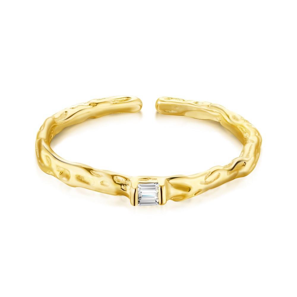 Tancise Classic 925 Sterling Silver Zircon Ring Ladies Jewelry Promesse de mariage Cadeau de fête