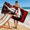 Boxer Patriotic Shorts Print Beach Towel Large Soft Quick Dry Towel For Beach Camping Swimming