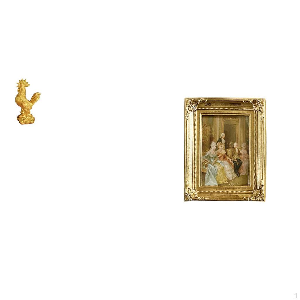 Feng Shui Sculpture Resin Photo Frame Home Decor Card Display Holder for Birthday Anniversaries