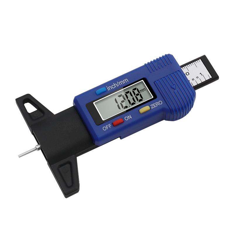 Digital Tire Tread Depth Gauge - Electronic Vernier Caliper for Car Tire Wear Detection