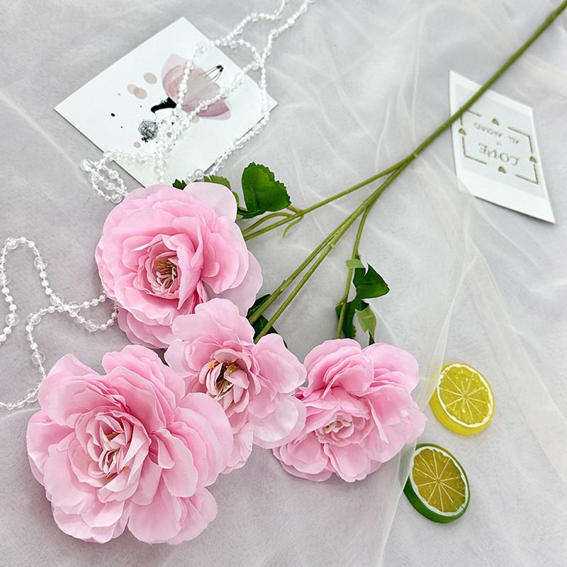 Flower Peony Artificial Wedding Hotel Restaurant Decoration Desktop Ornament
