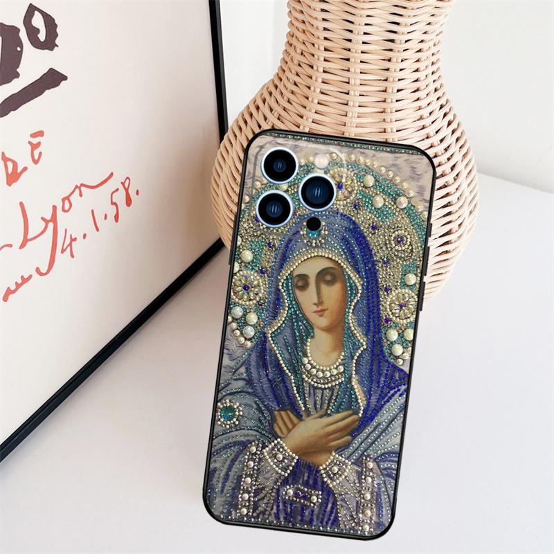 Virgin De Guadalupe Virgen Mary Phone Case For iPhone 17 Pro Max 14 13 12 11 15 16 Pro Max mini 15 16 Plus 16e Back Cover