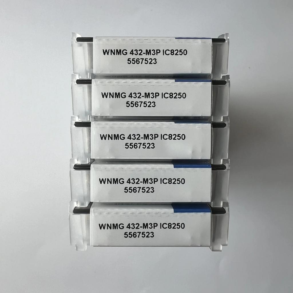 ISCAR / WNMG080408-M3P IC8250 /  Industrial indexable Carbide Inserts 10 Pcs