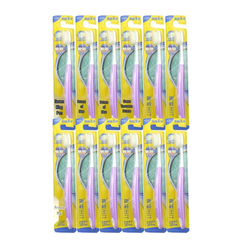 Frog Prince 624A Soft Silk Toothbrush (12-Pack)