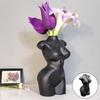 Resin Female Body Flower Vase, Women Shaped Planter Pot, Art Statue Ornaments Figurines