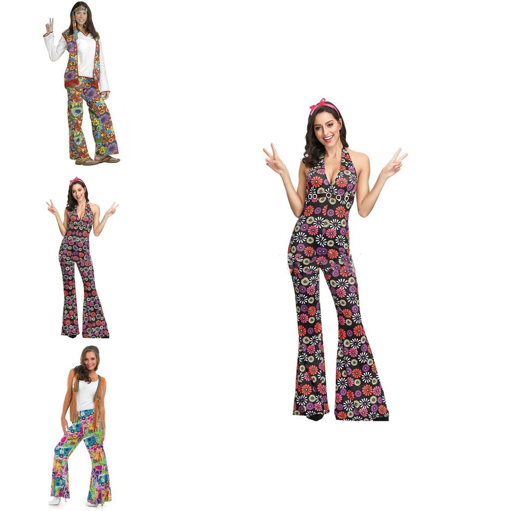 Stylish And Beautiful 70s Disco Costume Set For Adults Get Ready To Shine!