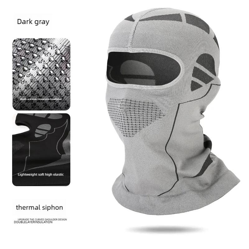 Winter Balaclava Full Face Mask Cold Proof Thermal Windproof Cycling Headgear Highly Elastic Breathable Scarves Hats