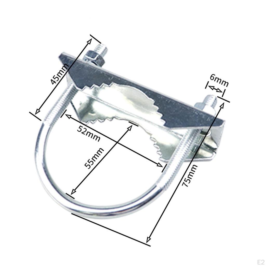 Držák svorky anténního stožáru U šrouby Montážní sestava potrubí Díl Svorka Montážní držák pro