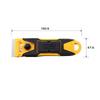 OLFA G Scraper Slim 232B Scraper, Single Blade Width, for Glass Surfaces, with Replacement Blade Storage Case and Blade Cover.