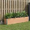Raised Garden Bed Brown 200 x 30 x 36 cm