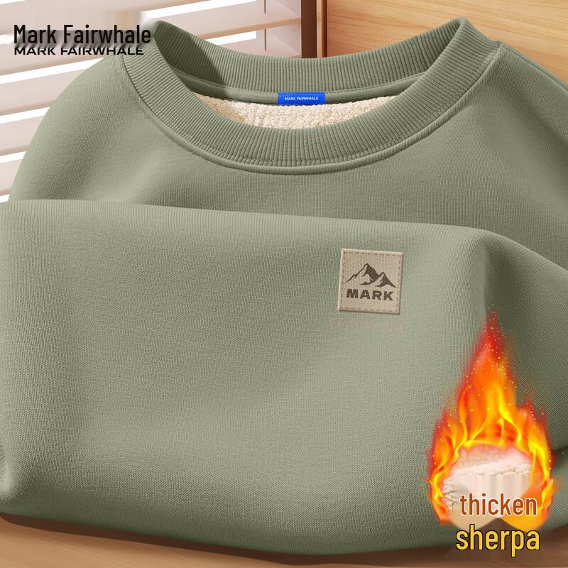 

Mark Fairwhale Men s Fleece-Lined Round Neck Sweatshirt XL (180)