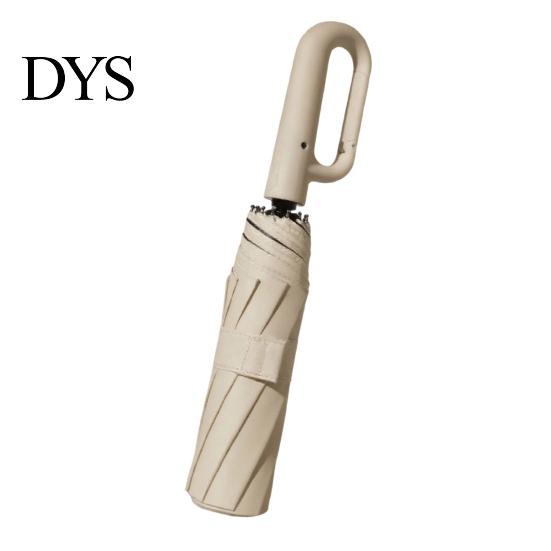 10 Ribs Umbrella Automatic Folding with Carabiner Handle, UV Rain Protection Travel Portable Sun Umbrella, Windproof 10-Rib for Women Men Lightweight
