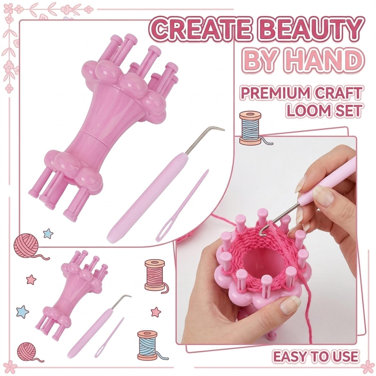 

Устройство для намотки цветной пряжи one size розовый